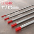 YESWELDER TIG Welding Tungsten Electrode 2% Thoriated 5pk .040" & 5pk 1/16" by 7" Assorted-size (Red, EWTh-2)...