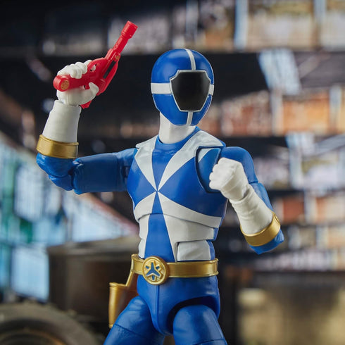 Power Rangers Lightning Collection Lightspeed Rescue Blue Ranger 6-Inch Premium Collectible Action Figure Toy with Accessories, Kids Ages 4 and Up...