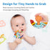 Accevo Baby Teething Toys Silicone Baby Teether Toys for 6-12 Months Chew Toys for Sucking Needs, Baby Teether for Soothing Sore Gum Montessori To...