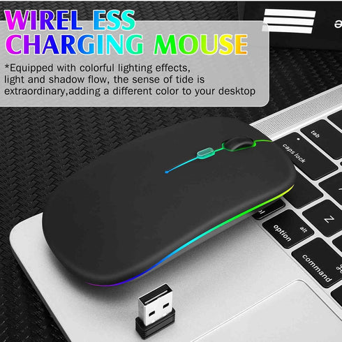 UrbanX Bluetooth Rechargeable Mouse for Pavilion 15.6" Laptop Bluetooth Wireless Mouse Designed for Laptop/PC/Mac/iPad pro/Computer/Tablet/Android...