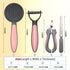 Pet Deshedding Brush Set, Undercoat Rake for Dogs & Cats - Double Sided Brush for Shedding and Dematting Comb Grooming Tool kit - Nail Clippers & ...