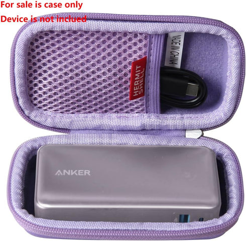 Hermitshell Hard Travel Case for Anker A1259 Power Bank/Anker Nano Power Bank,10000mAh Portable Charger (PD 30W max. Leistung),Case Only (Violet)....