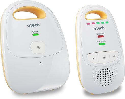 VTech Upgraded Audio Baby Monitor with Rechargeable Battery, Long Range, and Crystal-Clear Sound...