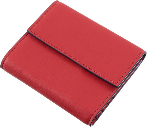 Travelambo RFID Blocking Small Mini Compact Wallet Coin Pouch Holder Trifold Credit Card Holder Pocket Purse for Women (Napa Red)...