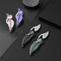 Pocket Knife Womens with Chain, Small Pocket Knife, Stainless Steel and Aluminum Alloy Handle, EDC Small Knife, Practical Key Accessories Creative...