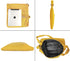 Color Canvas Lightweight Go-To Denim Tote Everyday Travel Shopping Casual Shoulder Messenger Crossbody Pouch Bag...