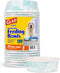 Glad Pets Disposable Small Dog Bowls, Teal Pattern, 1.75 Cup Feeding Size, 25 Count - Leakproof and Dishwasher Safe...