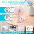 Pink Handheld Fan, Portable Fan Bullet Shape 3000mAh USB Rechargeable Battery Operate 6 IN 1 Personal Fan Foldable Lightweight Travel Essential wi...