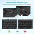 Foldable Bluetooth Folding Keyboard No-Gaps with Magnetic Lock, Whisper-Quiet Typing and Assisted Opening Hinge, Easy-Switch up to 3 Devices, KF65...