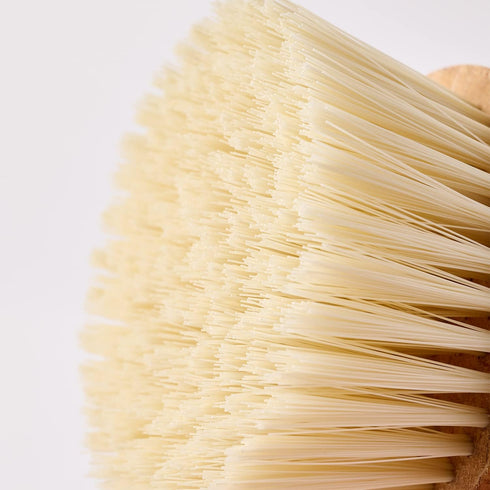 Mud Pie Wooden Scrub Brush and Ceramic Base Set...