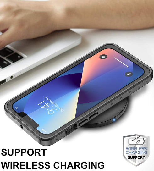 for iPhone 13 Pro Max Waterproof Case with Screen Protector Full Body Protector Shockproof Dustproof Dirtproof Heavy Duty IP68 Waterproof Case for...