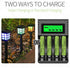 AAA 600mAh HR03 16pcs Ni-MH Rechargeable Batteries Pre-Charged for Outdoor Garden Solar Lights, Pack of 16...