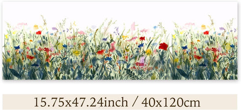 Autumn Floral Window Decals, Transparent Stained Window Sticker, Non Adhesive Double-Sided Glass Door Covering Film for Home Decorative, Thistle...