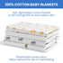Delta Children 100% Cotton Flannel Baby Receiving Blankets for Girls and Boys – 30x30 Inches (Pack of 4), Safari Friends...