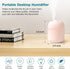 Portable Small Humidifier, USB Personal Desktop Humidifier for Car, Office Room, Bedroom, Auto Shut-Off, 2 Mist Modes, Super Quiet(220ml, Pink)...