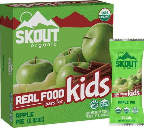 SKOUT Organic Applie Pie Kids Bars, 5.1 OZ...