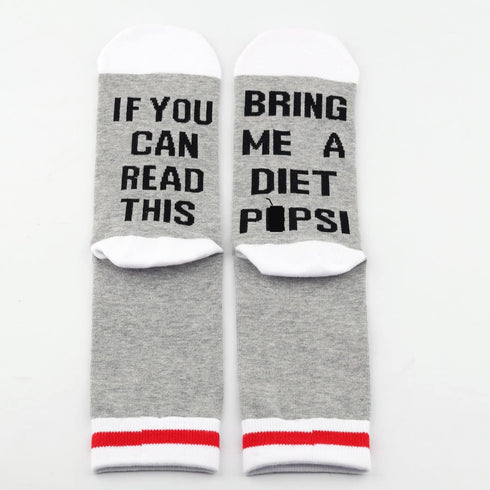 TSOTMO 2 Pairs Drinks Crew Socks - Gift for Drinks Lovers...