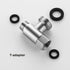 3/8 x 1/2 Adapter T Connector Valve, ADD-A-Tee Adapter 3 Way Valve 3/8 Tee Compression, Stainless Steel Splitting Water Supply T Pipe Fitting for ...