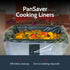 PanSaver Cooking Liners - Disposable Electric Roasting Pan Liners for Instant Cleanup with No Scrubbing - Foil, 2 Count...