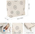 Cosmetic bag Makeup bag Preppy Cute Corduroy Toiletry bag for women travel essentials (Full beige)...