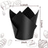Tulip Cupcake Liners, 120pcs Augshy Baking Cups Cupcake Liners Muffin Tins Treat Cups for Halloween,Weddings, Birthdays, Baby Showers (Black)...