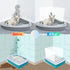 3 Pack Large Size Cat Litter Box Pee Shields, Easy Cleaning Frosted High Side Litter Box Splash Guard Cat Pee Shields for Open Top Litter Pan...