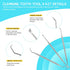 7 Pieces Dog Teeth Cleaning Kit Includes Dental Tooth Scaler and Scraper Stainless Steel Tarter Remover Scraper 3 Head Dog Toothbrush and Silicone...