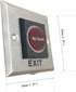 No Touch Door Infrared Sensor Exit Button touchless Switch for Access Control Systems Gates and Garage Openers (1)...