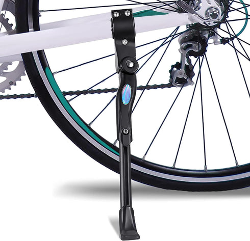 Adjustable Bike Kickstand, Aluminum Bicycle Kickstand, Rear Mount Kickstand, Bike Kick Stand for Mountain Bike/700 Road Bike/BMX for 22'' 24'' 26'...