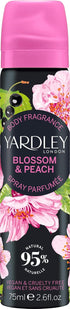 Yardley of London Cherry Blossom & Peach Body Spray 75ml...