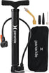 Bike Pump Floor, Advanced Bike Tire Inflator, Bicycle Hand Air Pump with Dual Presta and Schrader Valves, Handheld Bike Pump, Suitable for Road an...