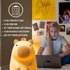 Cute Silicone Capybara Night Light – Soft Animal Kids Night Lights for Bedroom Portable USB Rechargeable Capybara Soft Light Lamp Touch Control Ki...