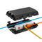 Outdoor Extension Cord Box, Large Waterproof Electrical Cord Box Plug Protector Cable Connection Safety Cover IP54 Water-Resistant for Power Strip...