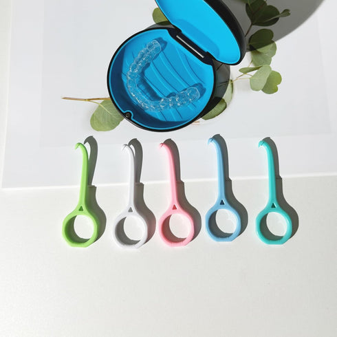 5PCS Aligner Removal Tool,5 Colors Clear Aligner RemoverTools for Invisalign Removable Retainers, Aligners,Braces Removal Kit...