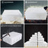 ABS Plastic Dustproof Waterproof IP65 Junction Box Universal Electrical Project Enclosure White 5.9"x5.9"x2.8"(150mmx150mmx70mm)...