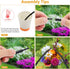 50 Pcs Drip Irrigation Coupling Fittings, 1/4'' Drip Irrigation Tubing, Straight Coupling/Single Barbed Connectors for Universal 1/4 Inch Irrigati...