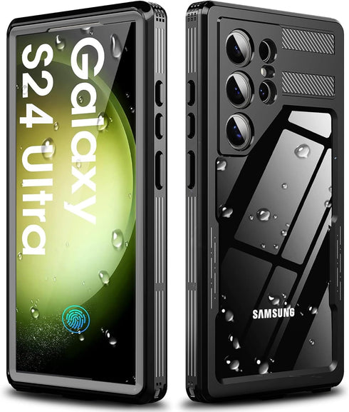 Samsung Galaxy S24 Ultra Waterproof Case with Built-in Screen Protector - Rugged Full Body Underwater Dustproof Shockproof Drop Proof Protective C...