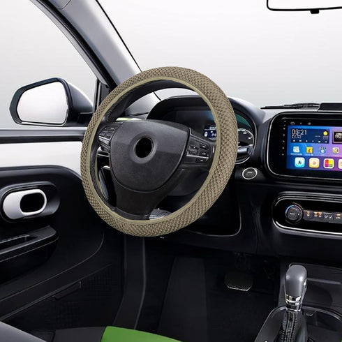 Car Steering Wheel Cover, Elastic Stretch Steering Wheel Cover, 15 Inch Anti-Slip Car Steering Wheel Protector, Steering Wheel Accessories Univers...