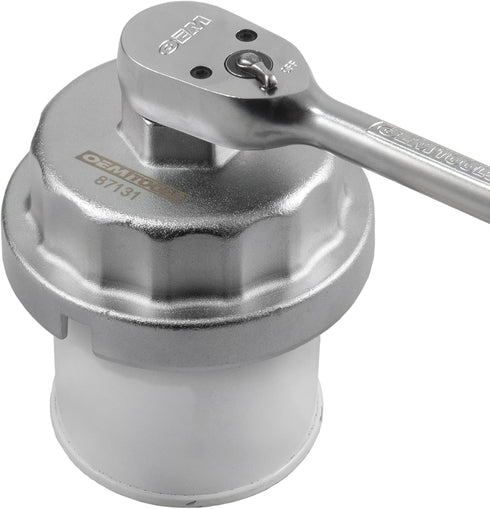 OEMTOOLS 87131 64.5 mm 14 Flute Oil Filter Wrench, Oil Filter Cap Wrench for 2.0 to 5.7L Engines, For Use with Toyota, Oil Cap Filter Wrench Preve...