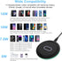 Samsung Galaxy S24 Wireless Charger Pad 15W Fast Charging Mat for Galaxy S24 S23 S22 S21 S20 Z Fold 5,Wireless Charging Station Charger Base with ...