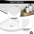 Questech 5" Shower Soap Dish Shelf for Inside Shower, Lugged for New Construction, Bath Organizer for Tiled Walls, Corner Soap Holder, Metro Lugge...