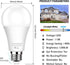 6-Pack Dusk to Dawn LED Light Bulbs, A19 11W(100Watt Equivalent), E26 Basic Automatic On/Off, 1200LM, Daylight White 5000K Smart Sensor Lights, Ou...