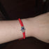 Evil Eye Pendant Bracelet Anklet Red Blue Black Line Hand Turtle Elephant Pendant Adjustable Braided Bracelet Anklet Jewelry for Women and Men...
