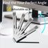Mini Phone Kickstand, Folding Invisible Portable Metal Cell Phone Stand Holder for Desk, Compatible with iPhone, Samsung and All Cellphones, Black...