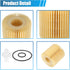 X AUTOHAUX Engine Oil Filter Replacement YZZA1 04152-YZZA 04152-31090 04152-YZZG1 Oil Fuel Filter for Toyota Avalon Touring XLE 3.5L V6 - Gas 2022...