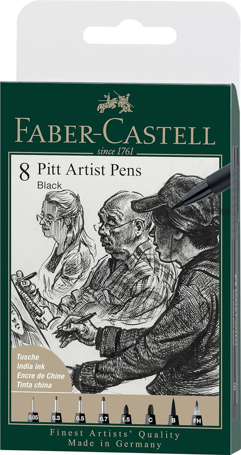 Faber Castell Pitt Black Ballpoint Pen, Black, Unisex...