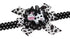 WD2U Baby Girls 4.5" Daisy Holstein Milk Cow Farm Girl Hair Bow Stretch Headband...