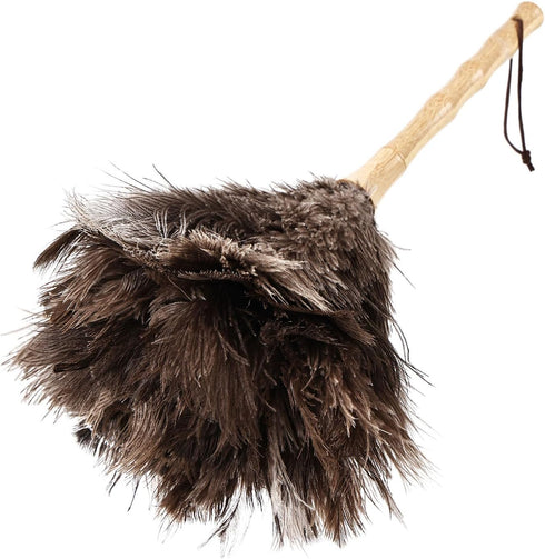 Ostrich Feather Duster, 16-Inch, 2-Pack, Reusable Design for Effortless Cleaning of Delicate Items, Antiques, Electronics, and More – Ideal for Ho...