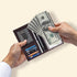 Oak Leathers Checkbook Cover Slim Minimalist For Men with RFID Blocking Credit Card Holder Wallet...