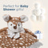 Bearington Collection Baby Lil’ Willow Snuggler - 15-Inch Woodland Fawn Plush Lovey, Security & Stuffed Animal Blanket for Babies...